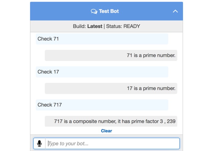 LexChatBot – screenshot 2