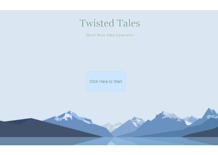 Twisted Tales: Short Story Idea Generator – screenshot 1