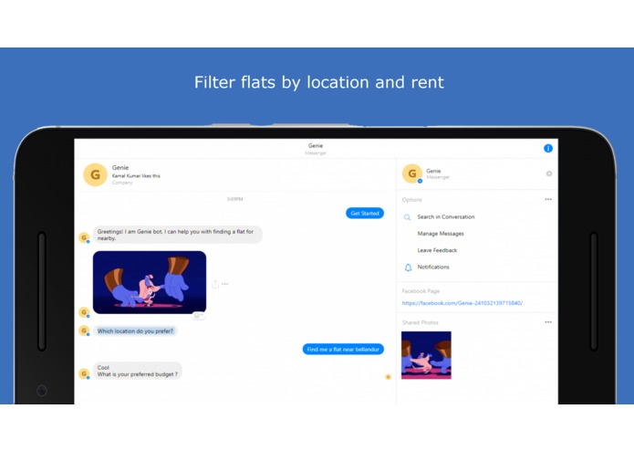 FlatGenie bot – screenshot 2