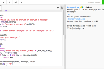 Caesar Shift Program