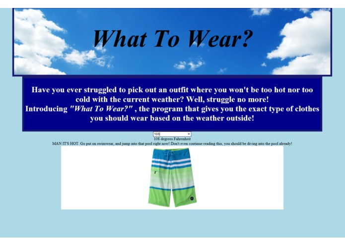 What to Wear Today? – screenshot 1