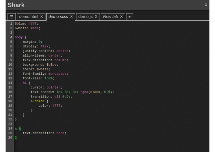 Shark Text Editor – screenshot 3