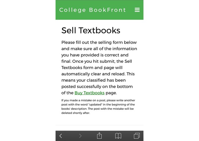 College BookFront – screenshot 5