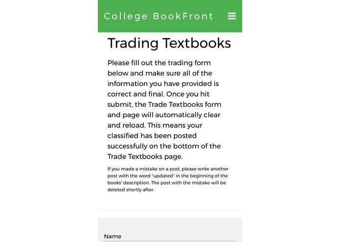 College BookFront – screenshot 8