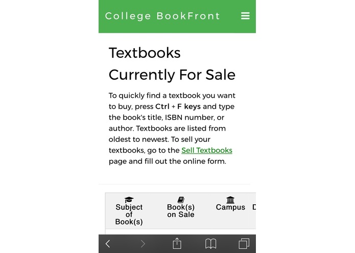 College BookFront – screenshot 11