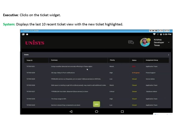 Personalized Executive Dashboard – screenshot 11