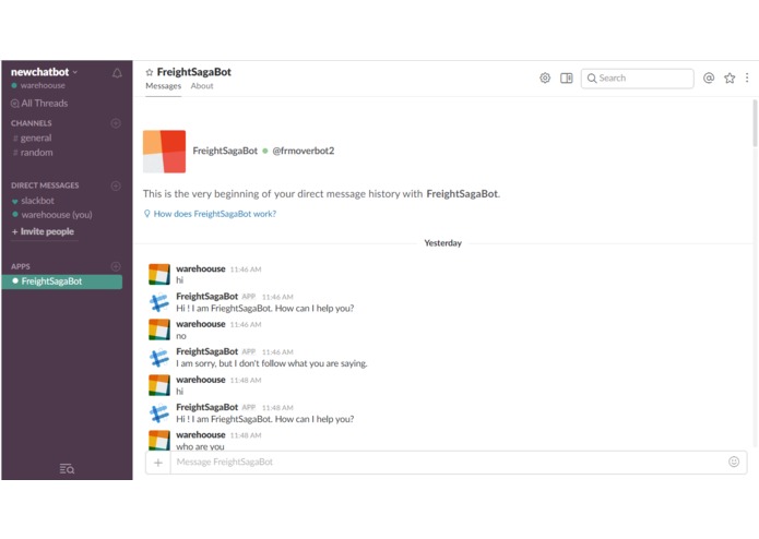 FreightsagaBot – screenshot 1