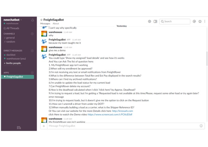 FreightsagaBot – screenshot 5
