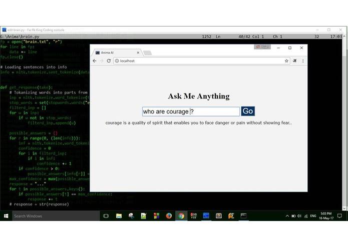 Artificially Intelligent Q&A Machine – screenshot 1