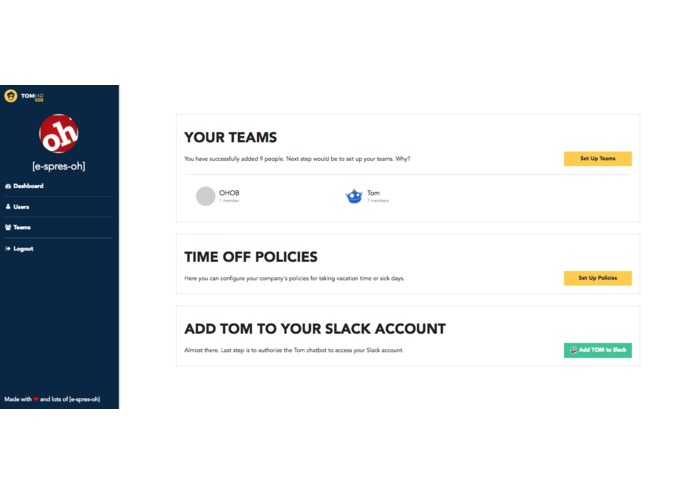 TOM HR – screenshot 3