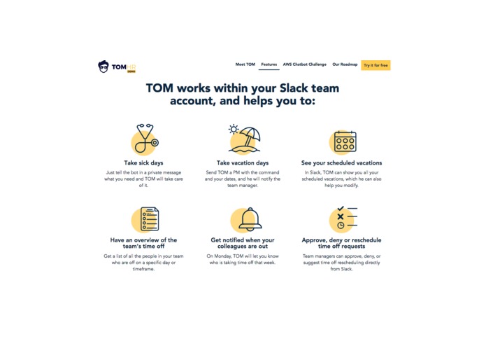 TOM HR – screenshot 2