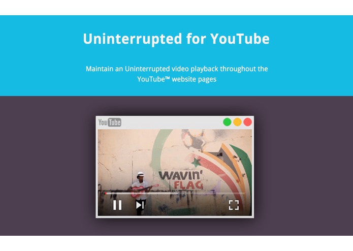 Uninterrupted for YouTube™ – screenshot 1