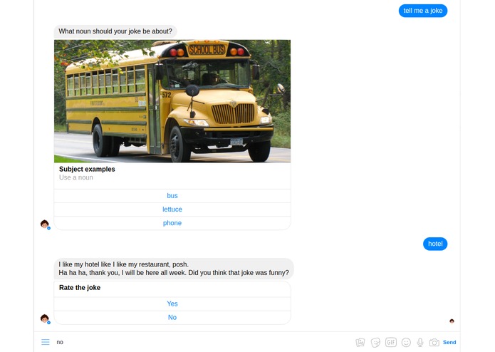 Bad Joke Bot – screenshot 1