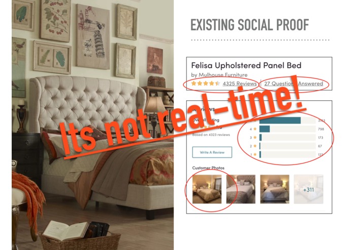 Real-Time Social Proof – screenshot 2