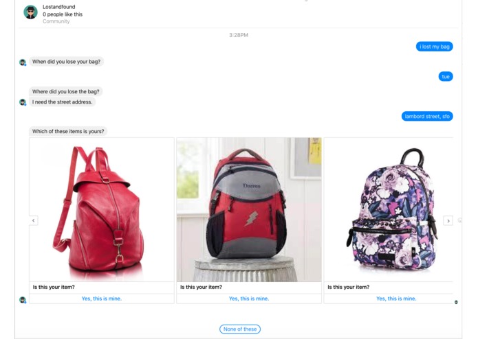 lofoBot - The Lost and Found ChatBot ! – screenshot 3