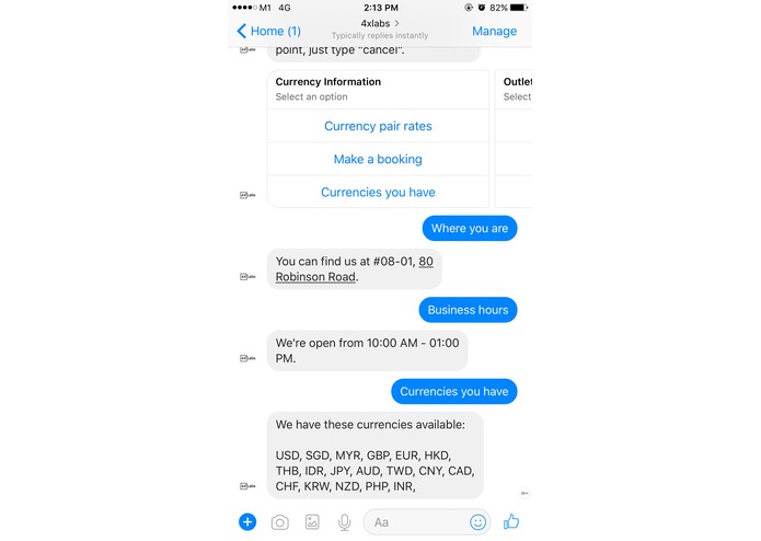 Monet The Moneychanger Bot – screenshot 2