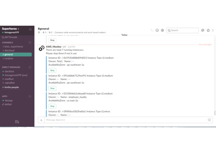AWSResourceMonitoring – screenshot 6