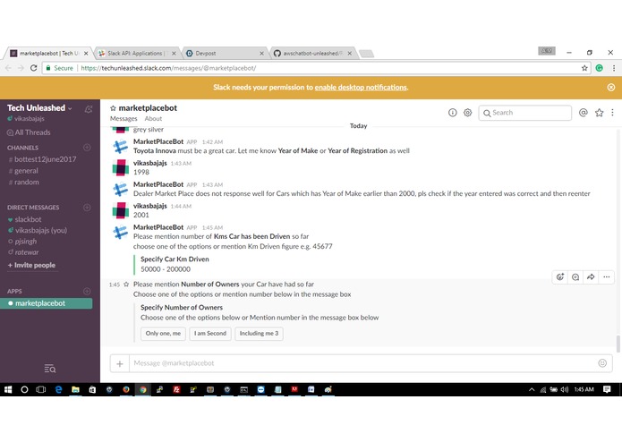 MarketPlace Bot – screenshot 3