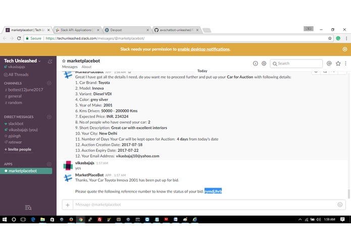 MarketPlace Bot – screenshot 9