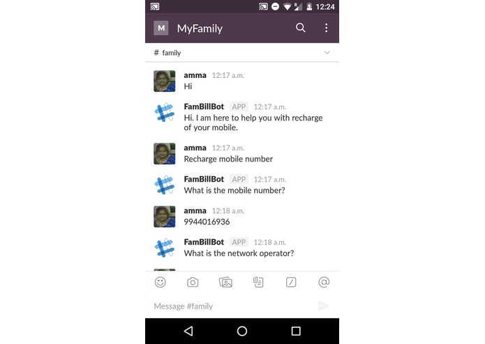 FamBillBot – screenshot 3