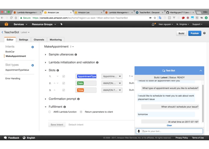 TeacherBot – screenshot 2