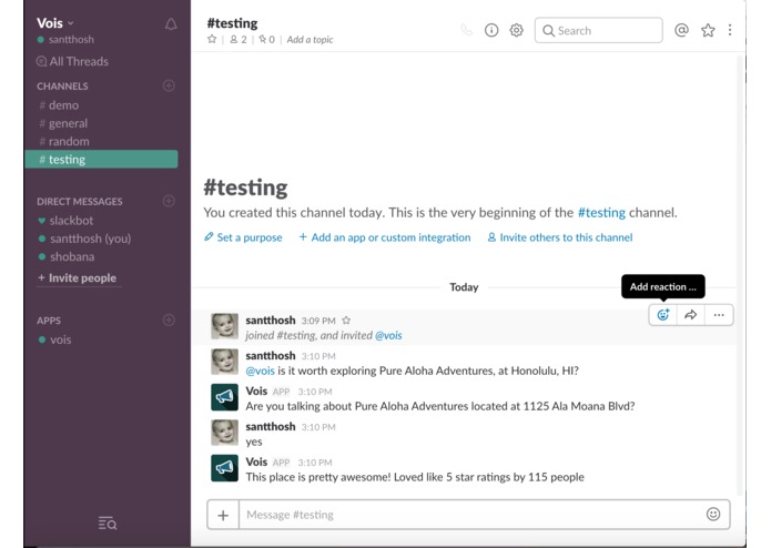 VOIS – screenshot 2