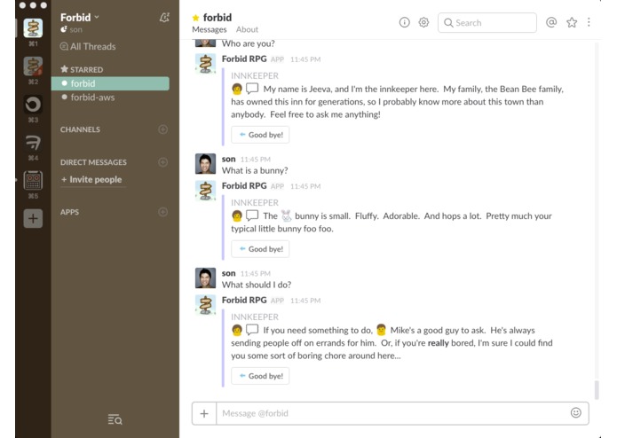Forbid – screenshot 2