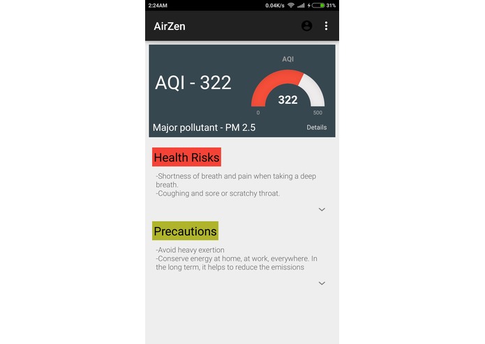 AirZen – screenshot 2
