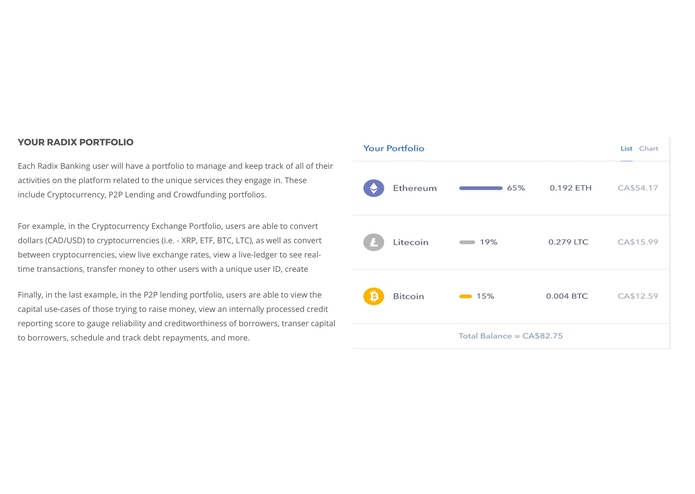 Radix Banking – screenshot 3