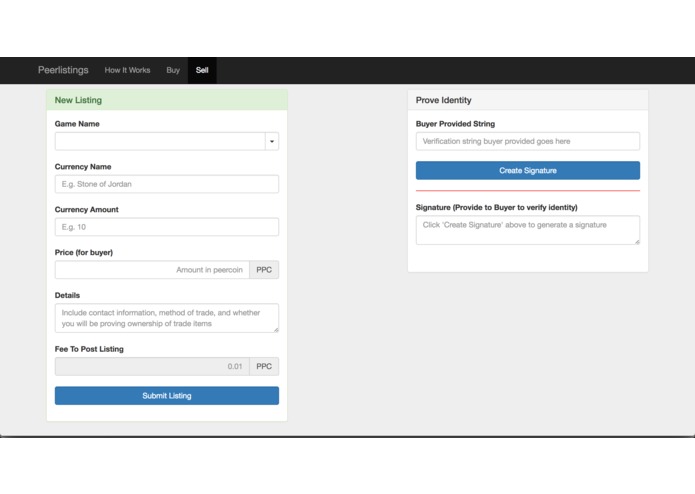 Peerlistings – screenshot 3