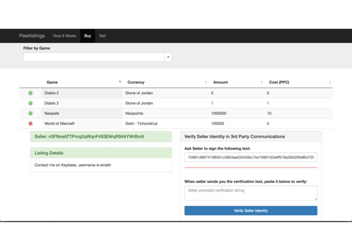 Peerlistings – screenshot 5