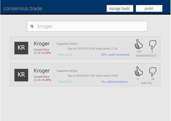 Consensus Trade – screenshot 1