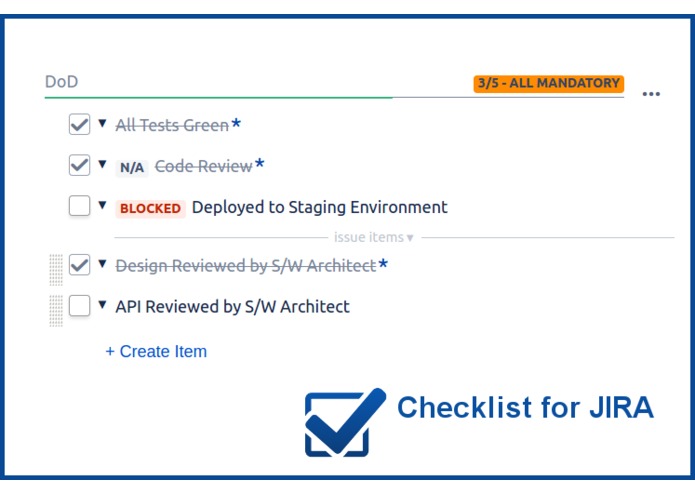 Checklist for JIRA - Cloud – screenshot 1