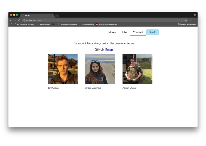 Recap – screenshot 3
