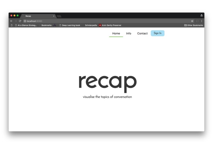 Recap – screenshot 1