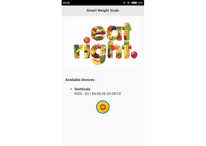 Smart Nutritional Food Scale – screenshot 1