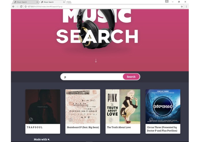 Music-Search – screenshot 1