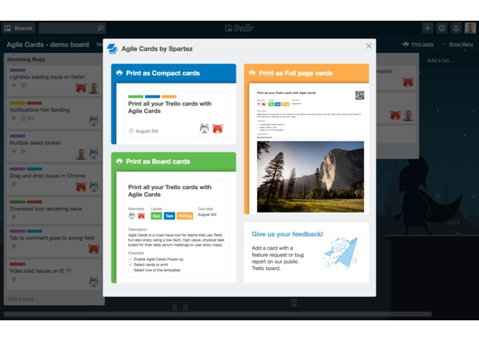 Agile Cards for Trello – screenshot 2