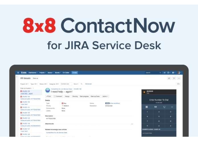 ContactNow for Jira Service Desk (Beta) – screenshot 1