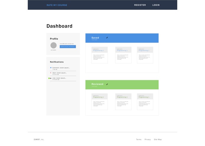 RateMyCourse – screenshot 1