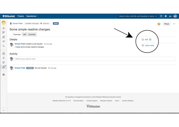 Review Board Integration for Bitbucket – screenshot 1