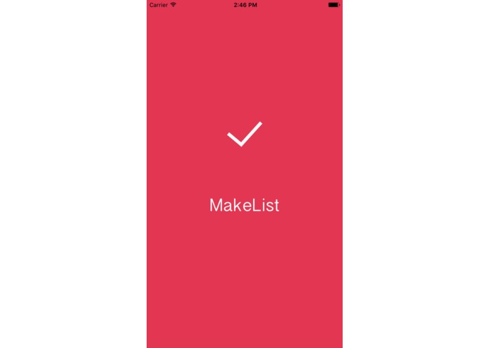 MakeList – screenshot 1