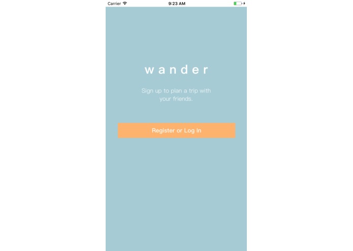 Wander - Trip Planner – screenshot 1