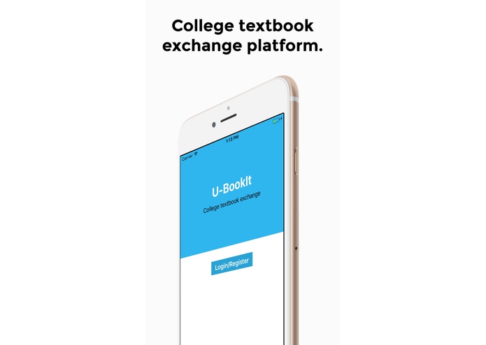 U-BookIt: a college textbook exchange platform – screenshot 1
