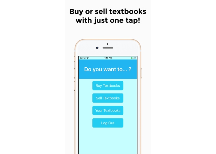 U-BookIt: a college textbook exchange platform – screenshot 2