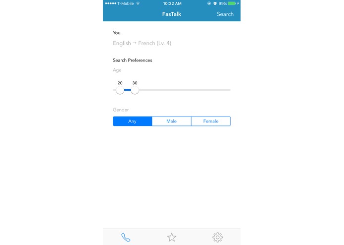Fastalk – screenshot 1