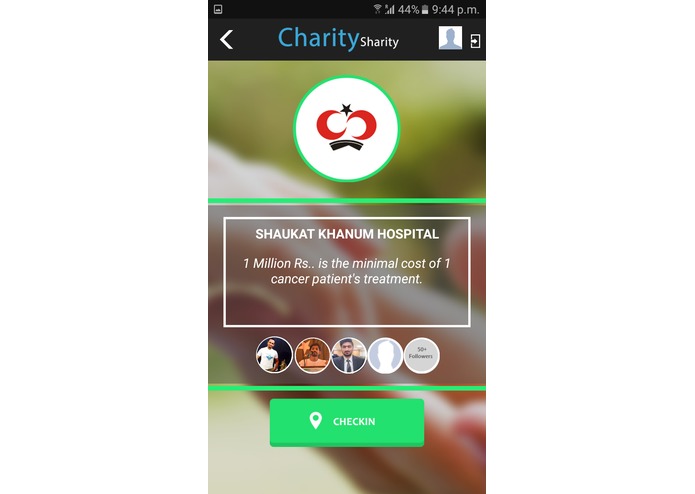 CharitySharity – screenshot 3
