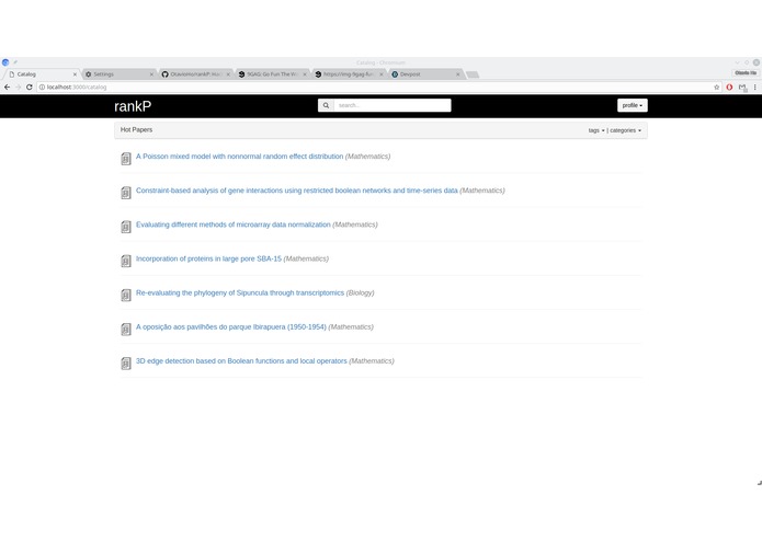 rankP – screenshot 1