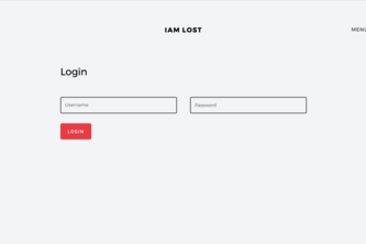 Event platform "I am lost"