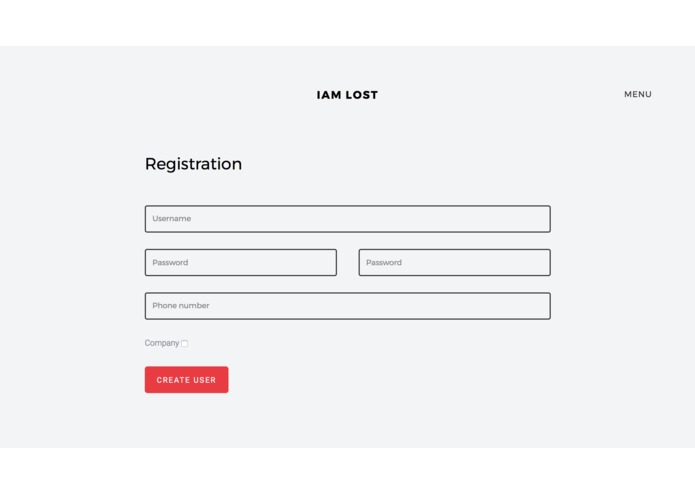 Event platform "I am lost" – screenshot 2